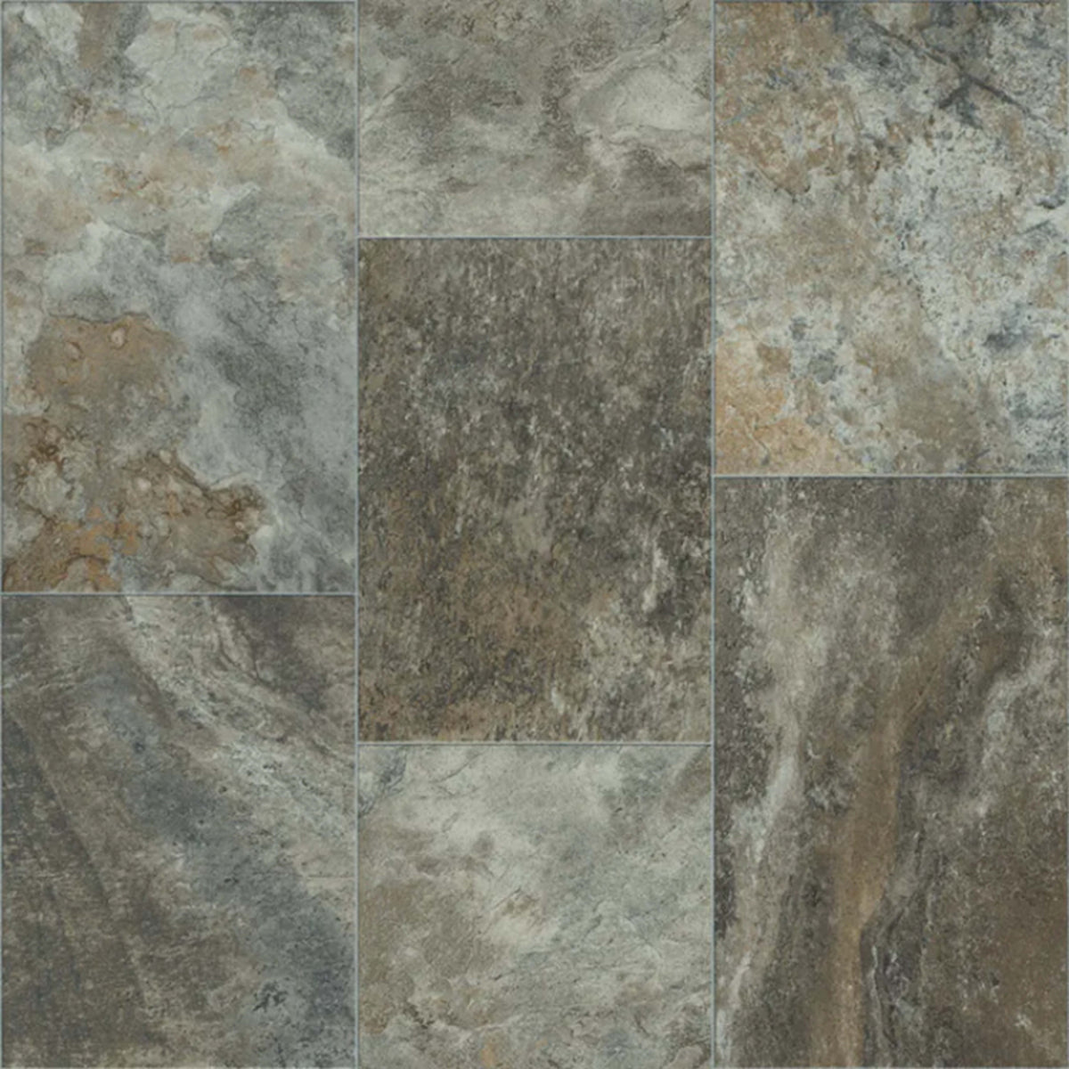 Colorado in Slate - Gold Vinyl Sheet Goods