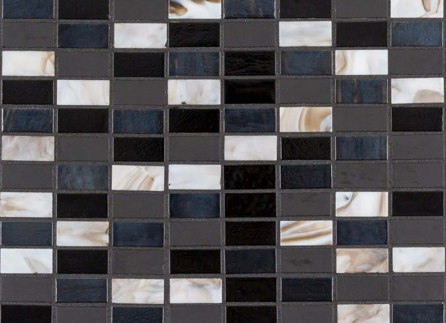 5/8" Stack Brick Blend Mosaic in Waimea
