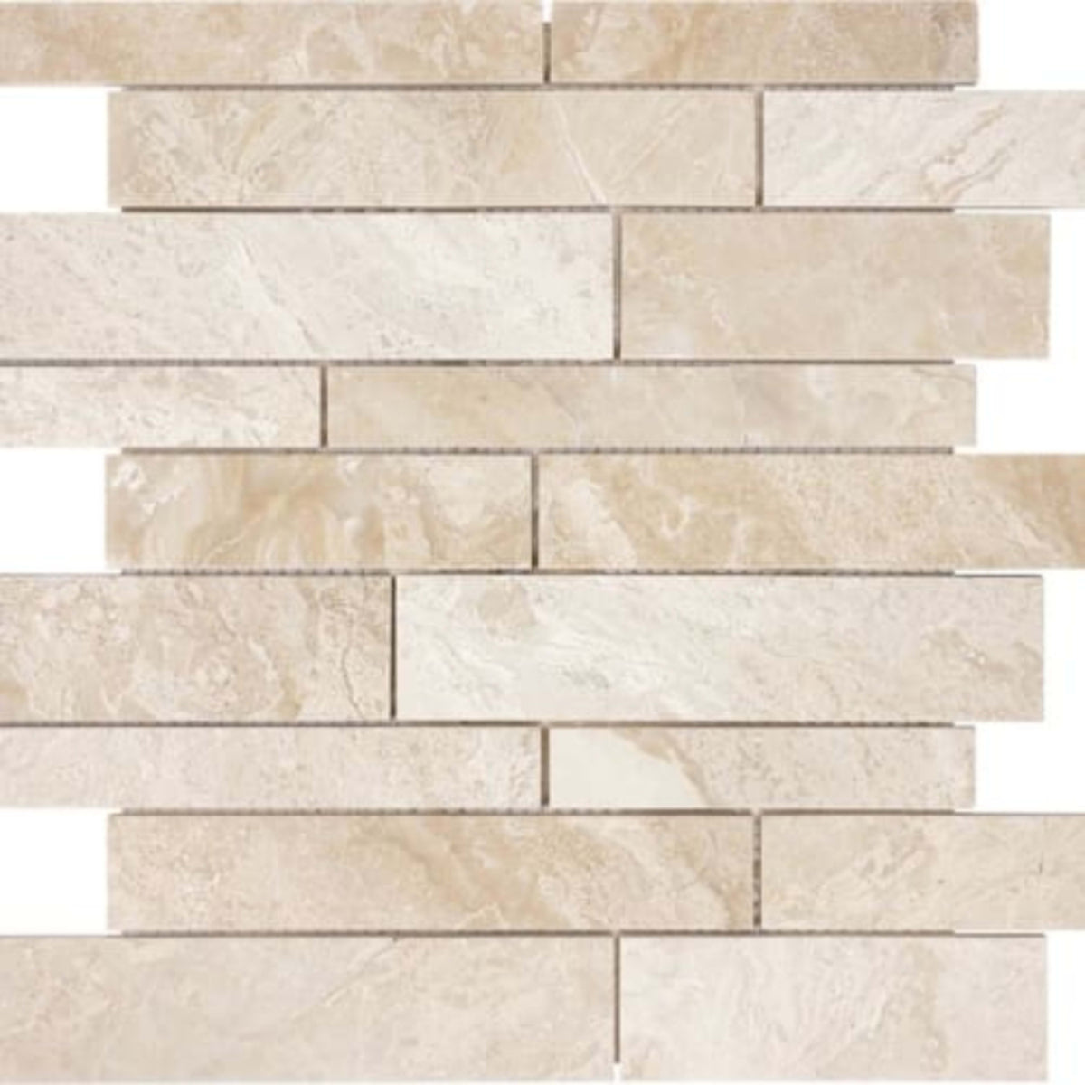 Impero Reale in Random Strip Polished Natural Stone