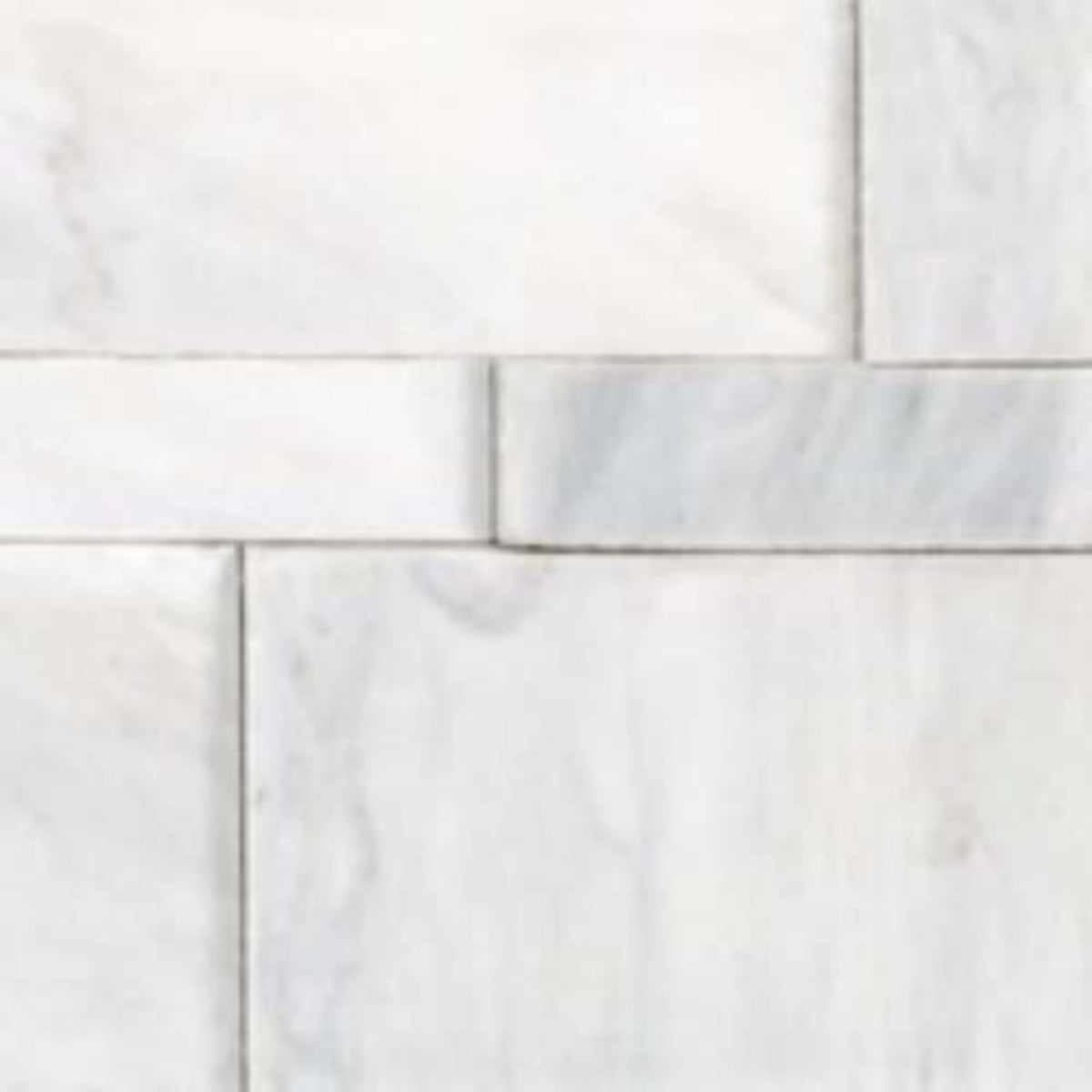 Bianco Venatino in Honed Cubics 6x24 Wall Panels Natural Stone