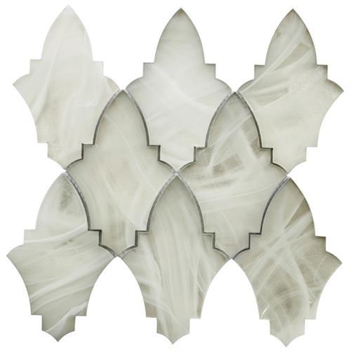 Cloud 9 in Silver White Stratus Natural Stone