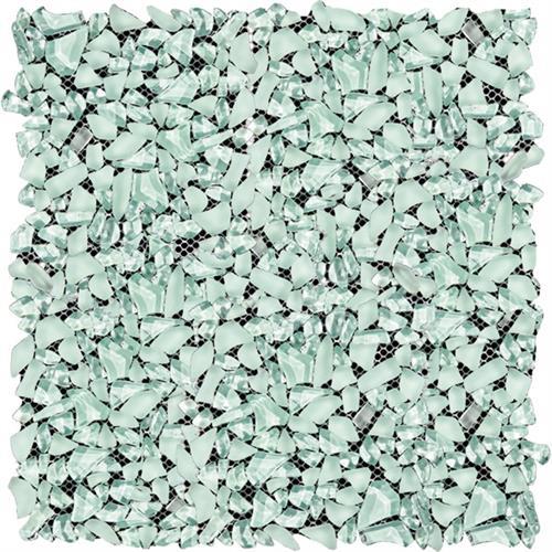 Gems in Aquamarine Natural Stone