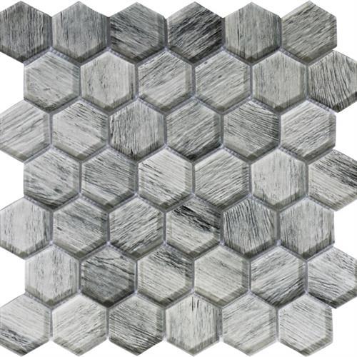 Sierra in Silver Pine Hex Natural Stone