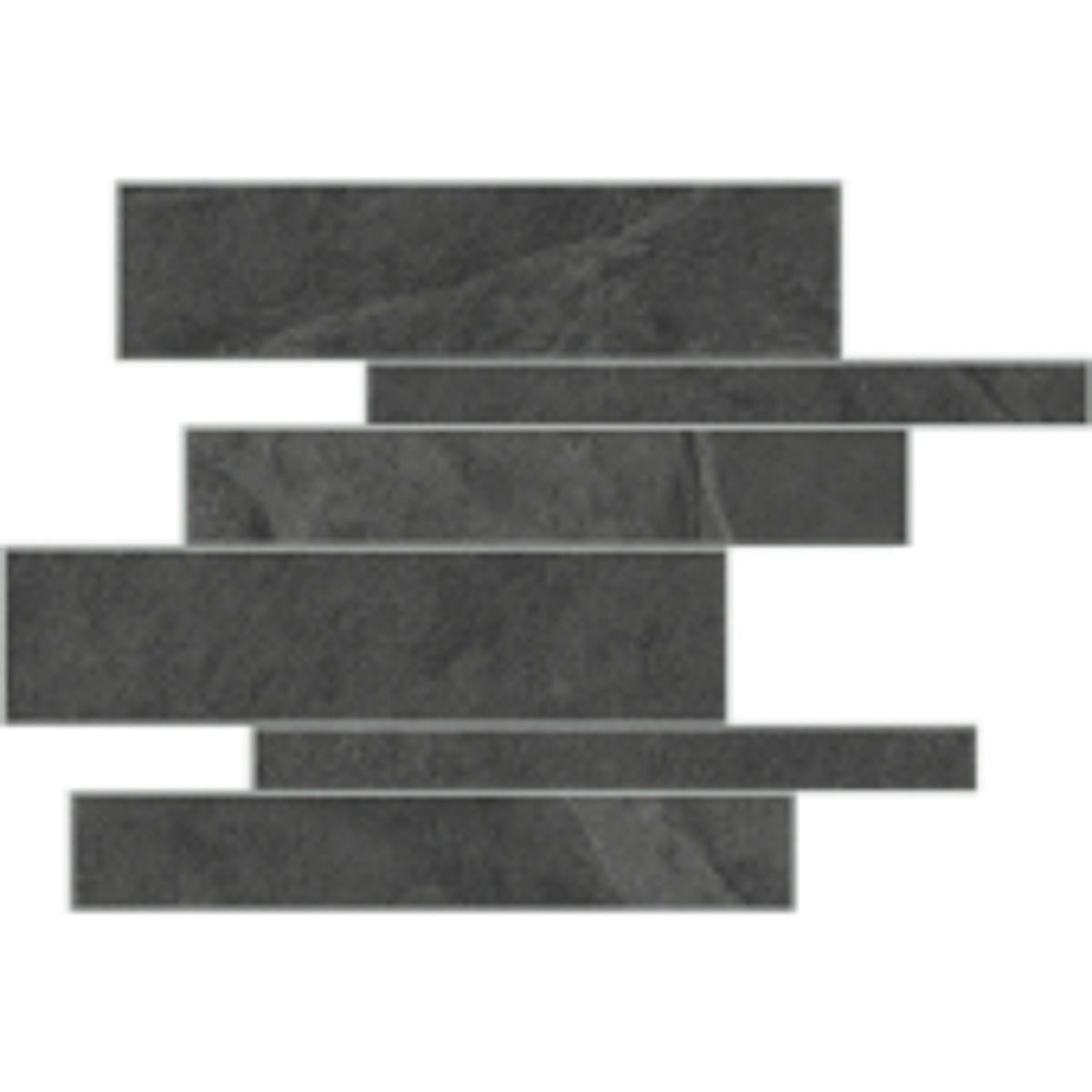 Hero in Coal Linear Mosaic Tile