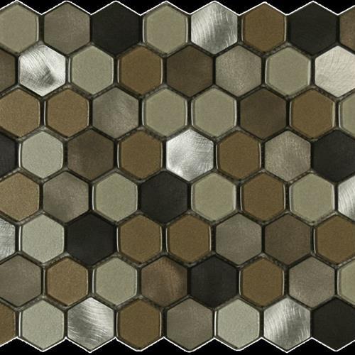 Victoria Metals in Mini Hexy - Falls Creek Blend Metal Tile