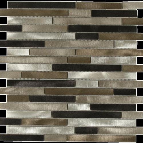 Victoria Metals in Interlock - Falls Creek Blend Metal Tile