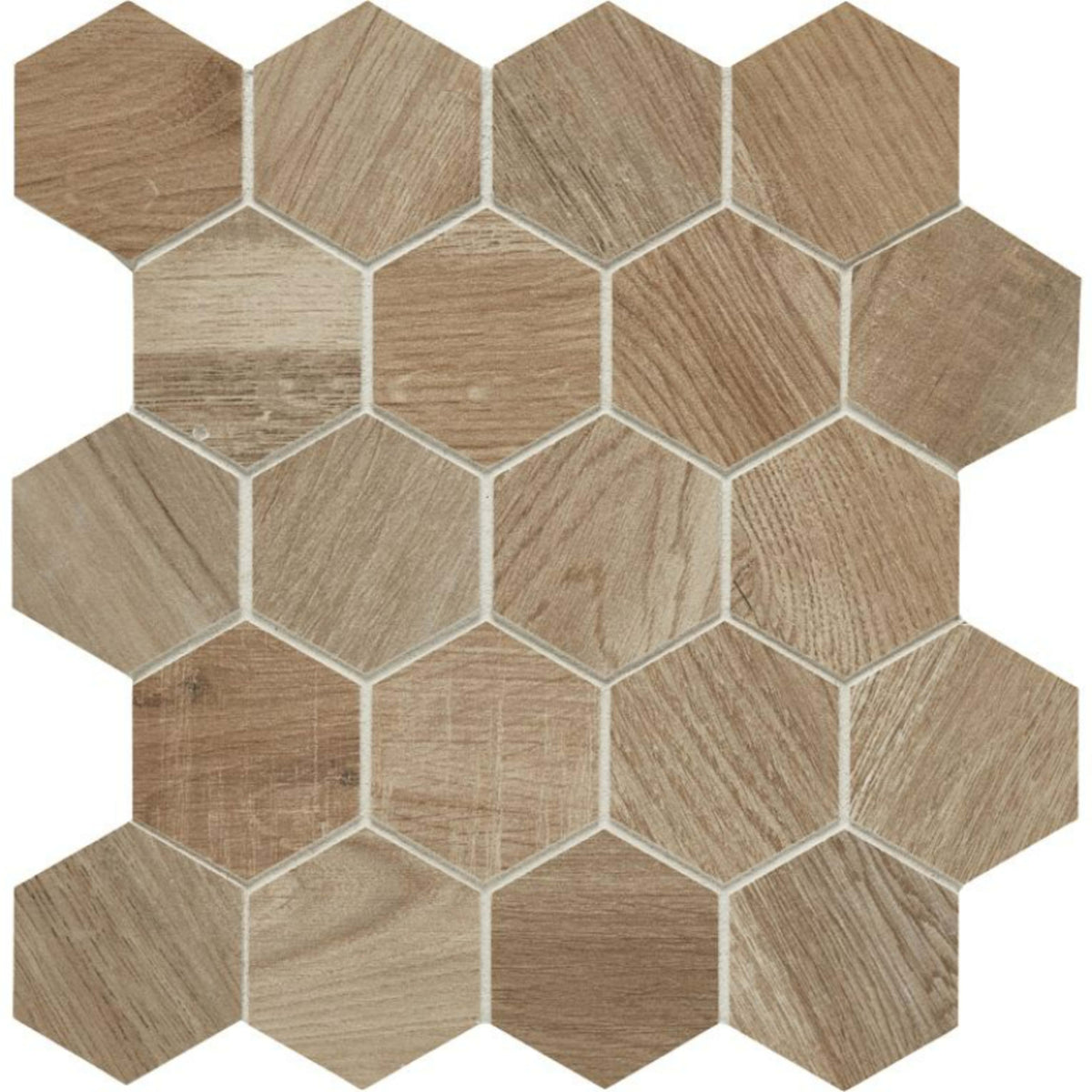 Aequa in Silva Hex Mosaic Tile