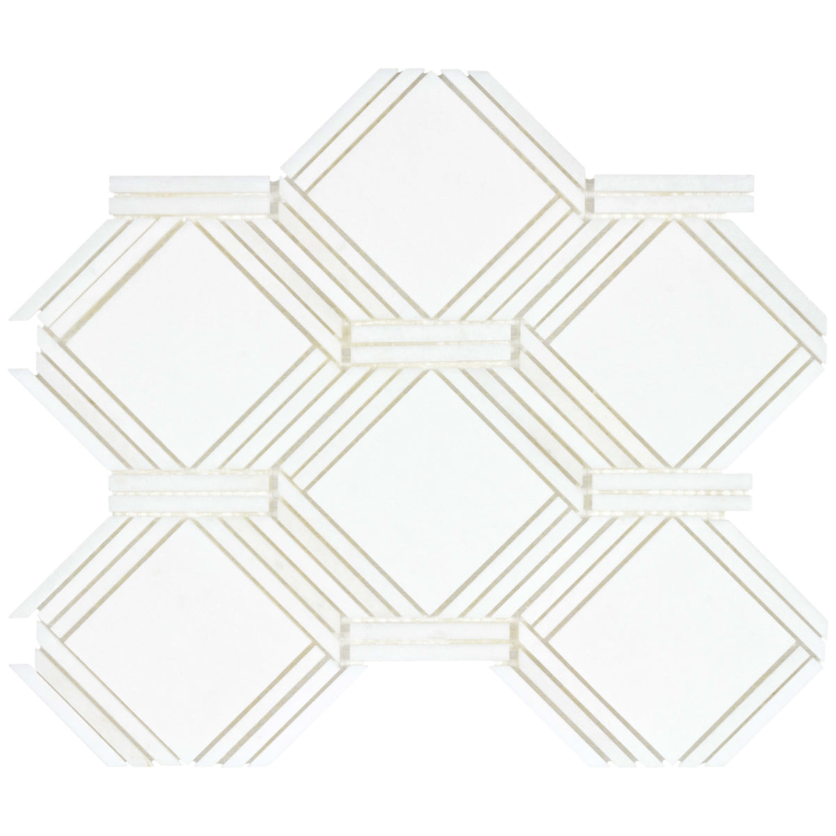 The Finish Line in Regal Regency White Natural Stone