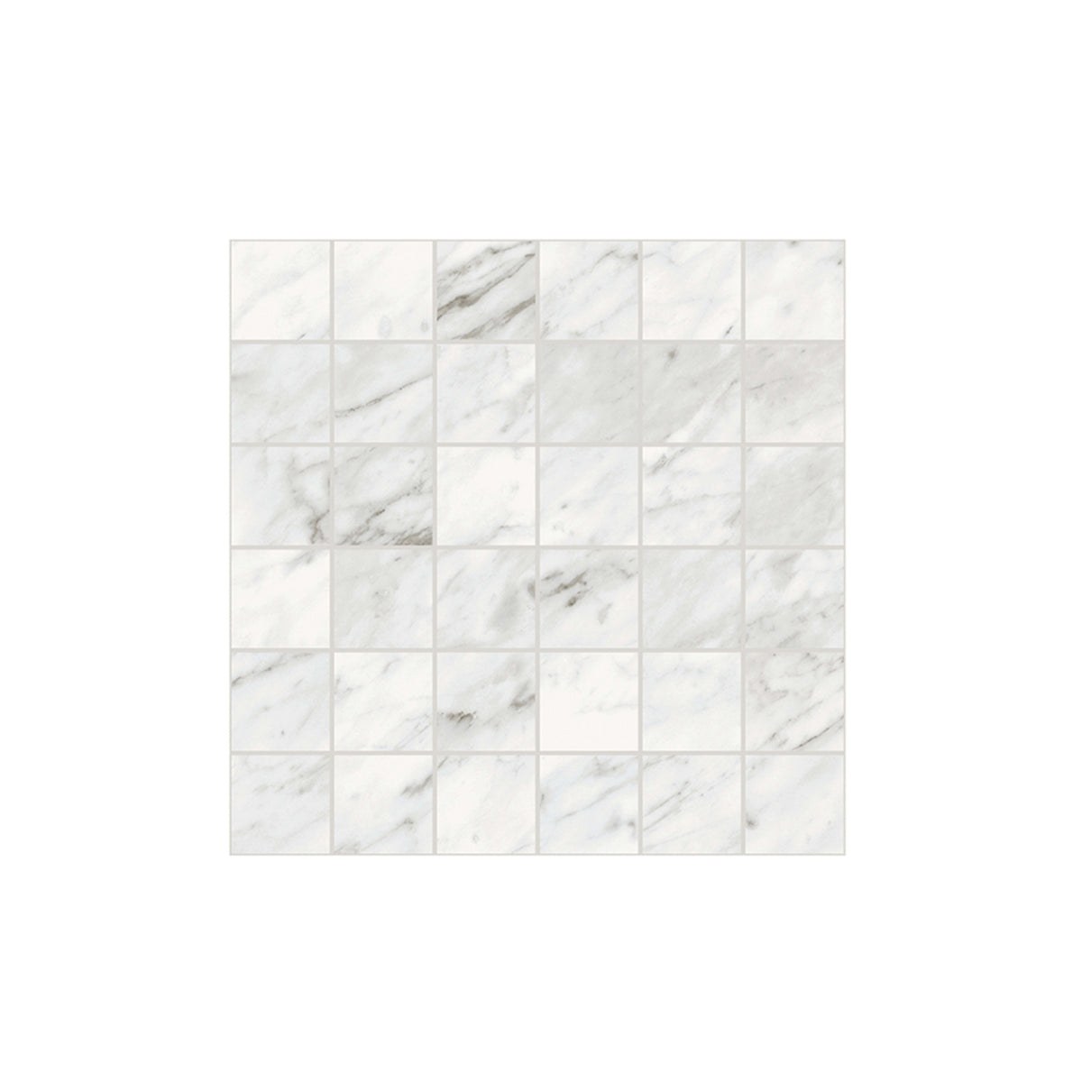 Trilogy in Carrara Classic Mosaic Tile