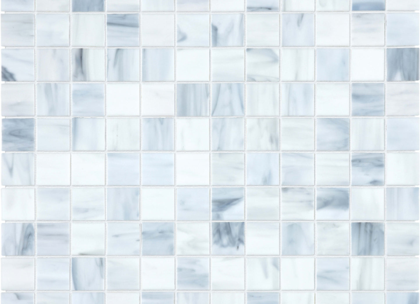 Baroque in Carrara 1x1 Mosaic