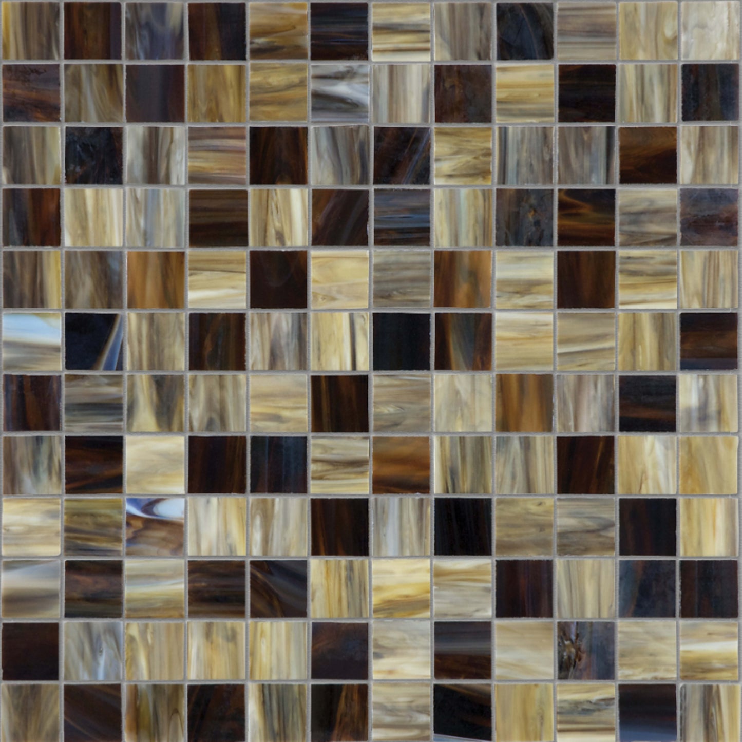 Baroque in Paradiso 1x1 Mosaic Glass Tile