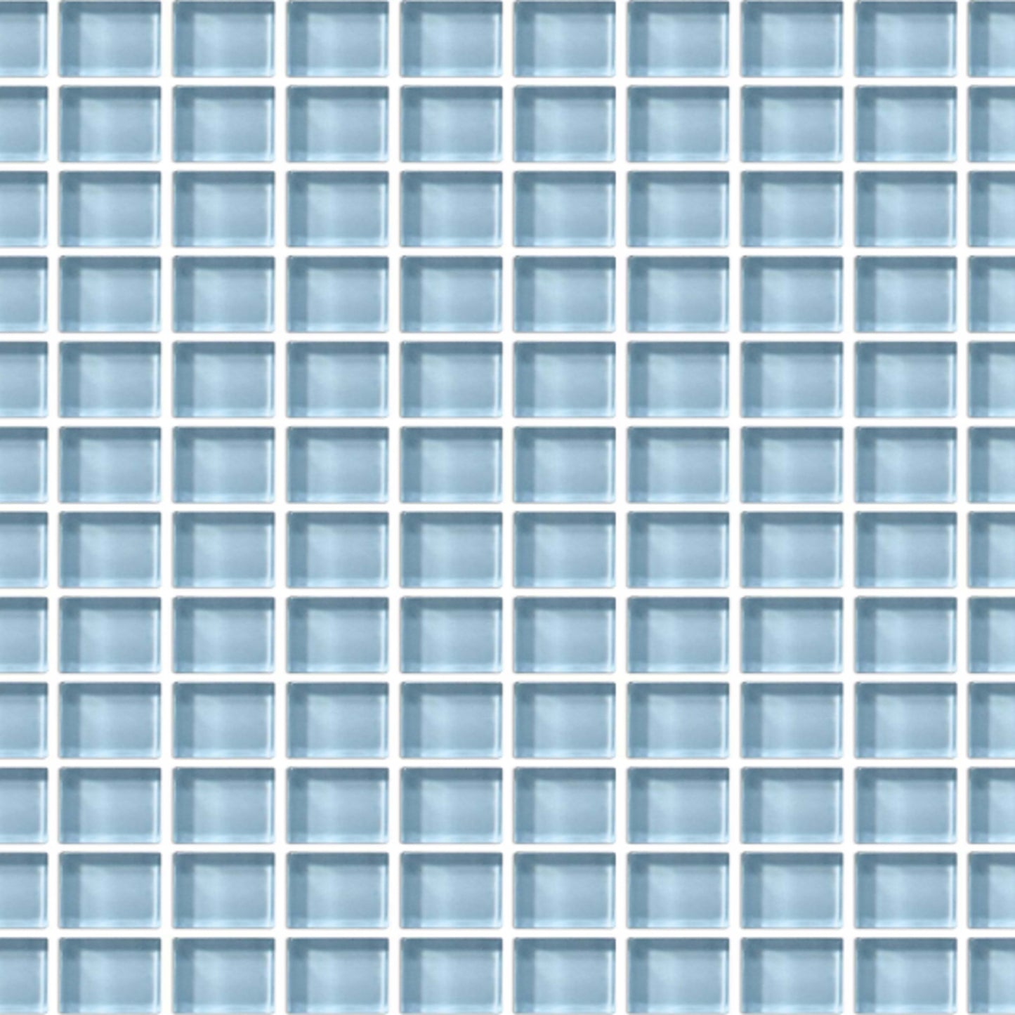 Color Wave - Straight Joint in Blue Lagoon Glass Tile