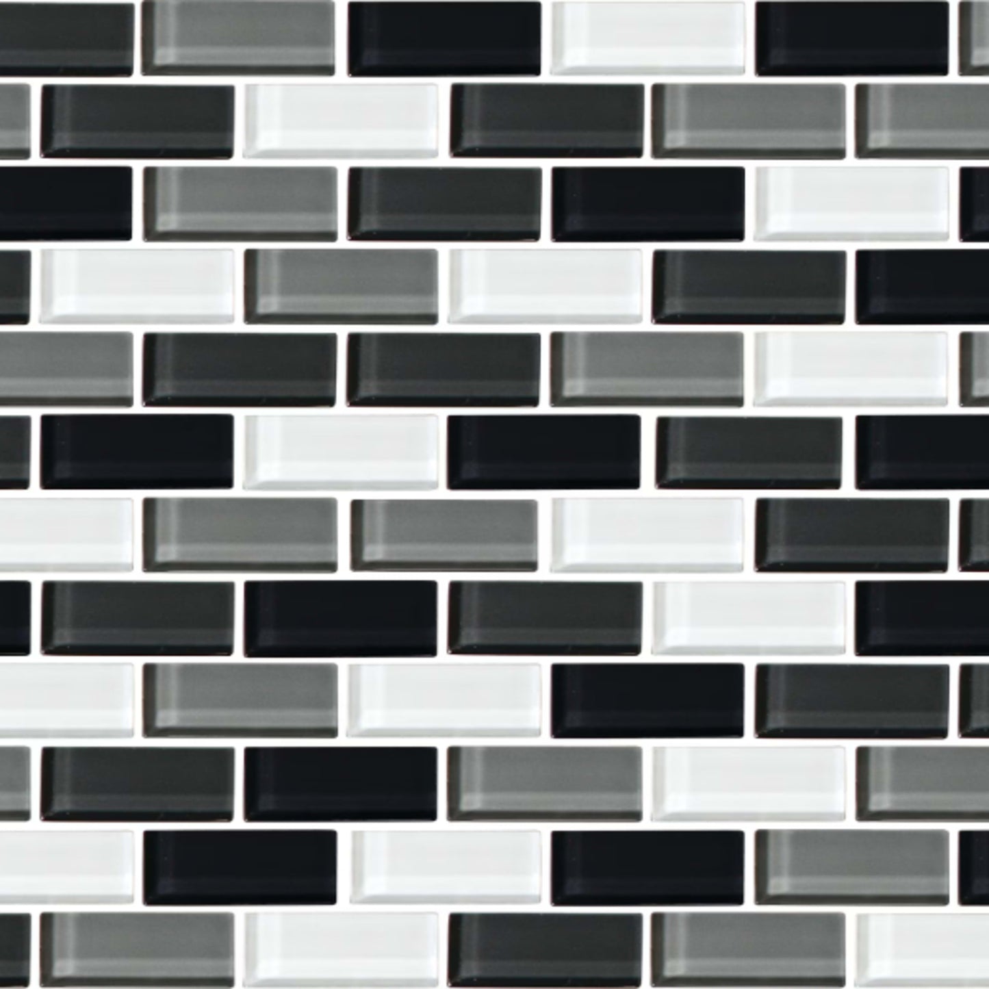 Color Wave - Brick Joint in Evening Mixer Glass Tile