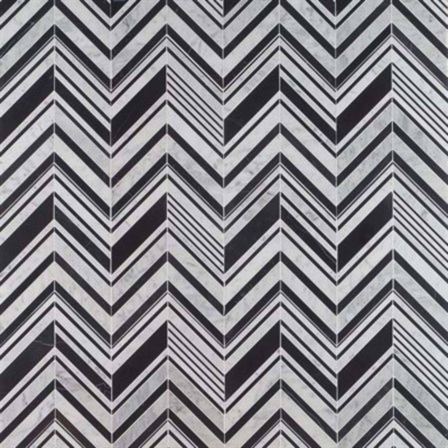 Cayuga in Carrara White Nero Marquina Natural Stone