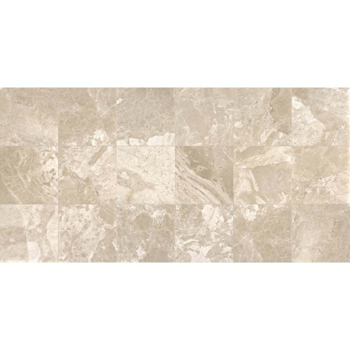 Marble Collection in Meili Sand 12x24 Honed Natural Stone