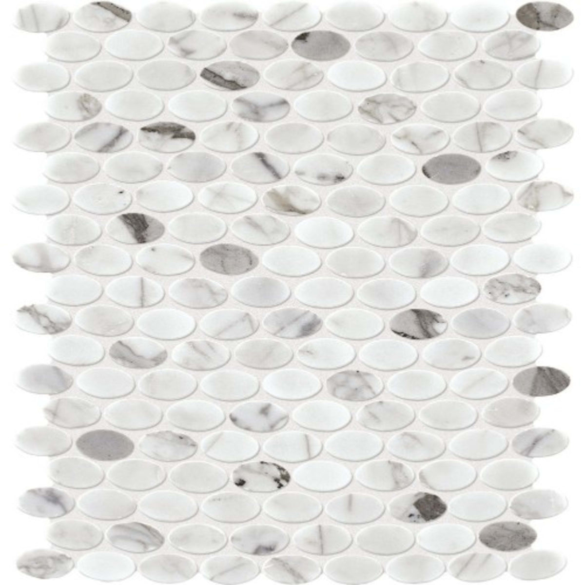 Marble Collection in Venetian Calacatta Oval Natural Stone