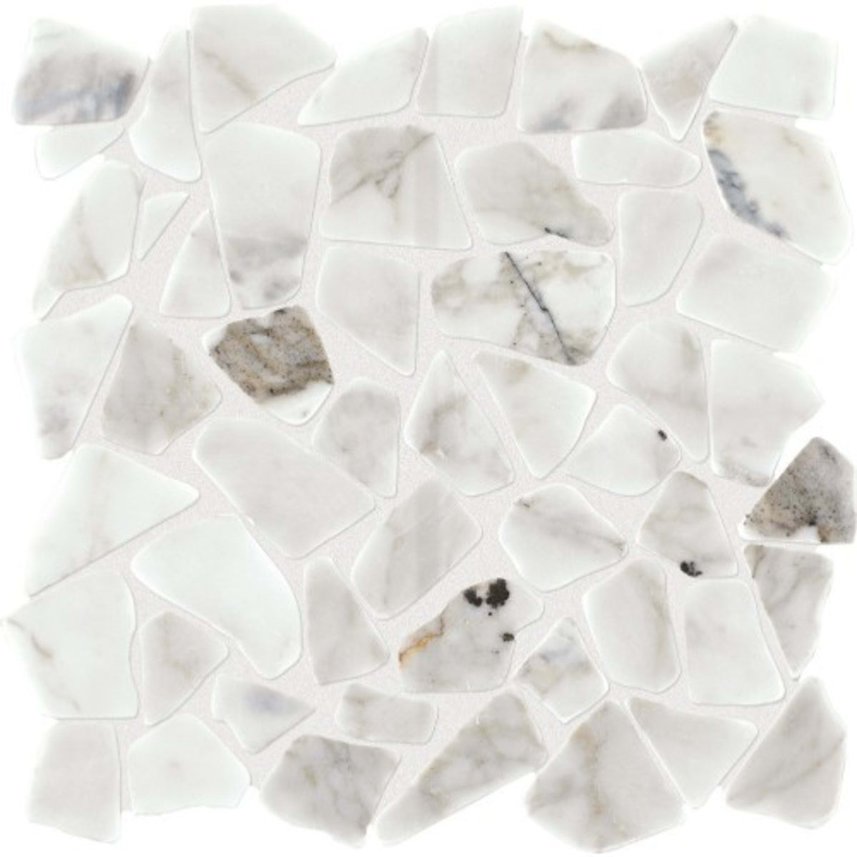 Marble Collection in Venetian Calacatta Pebble Natural Stone