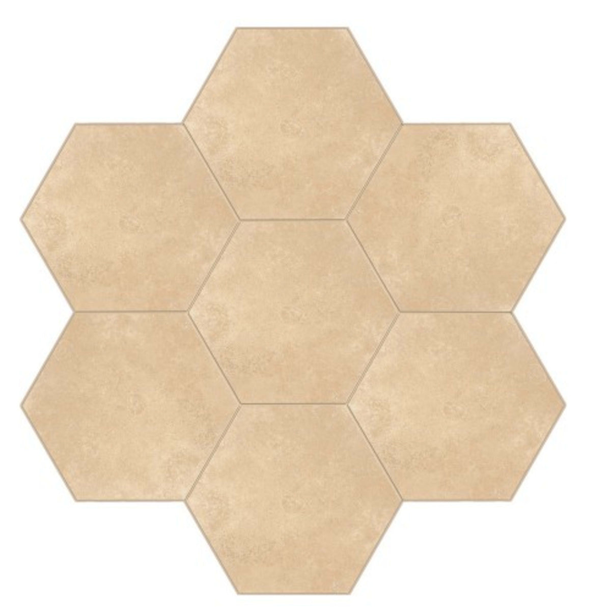 Travertine Collection in Torreon Hexagon Natural Stone
