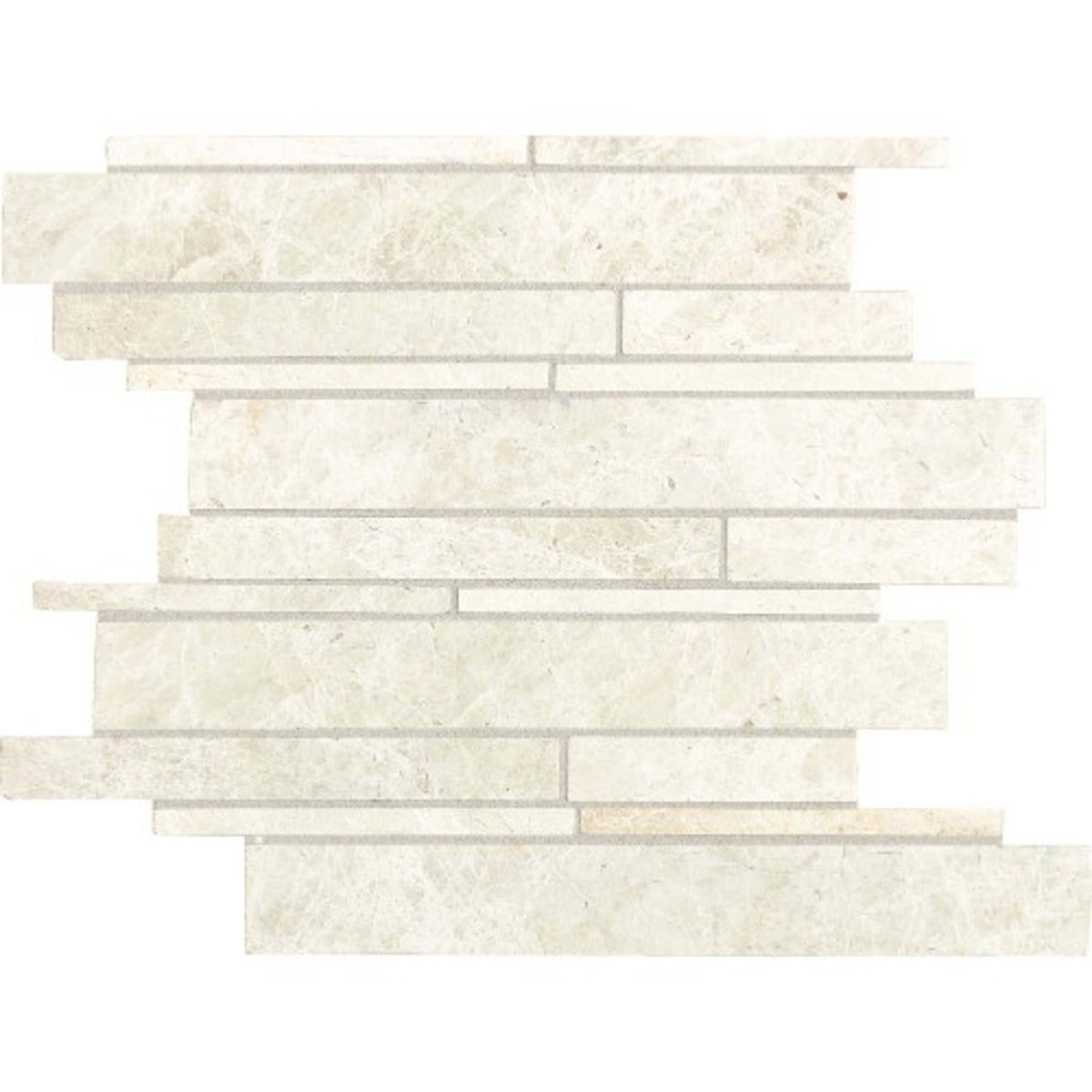 Marble Collection in White Cliffs Random Linear Natural Stone