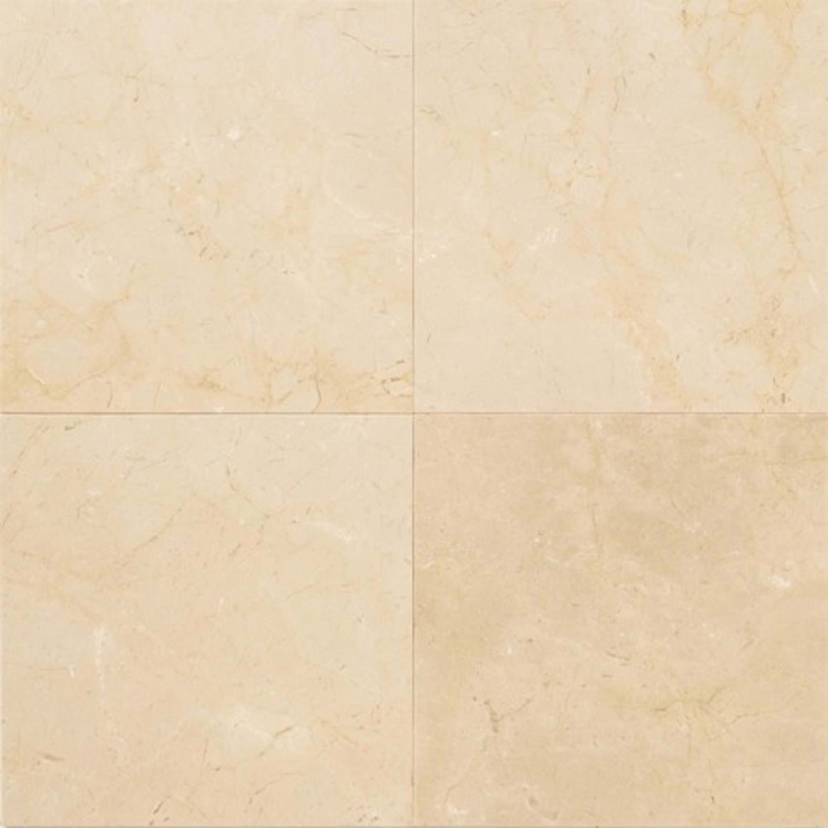 Marble Collection in Crema Marfil Elegance 18x18 Polished Natural Stone