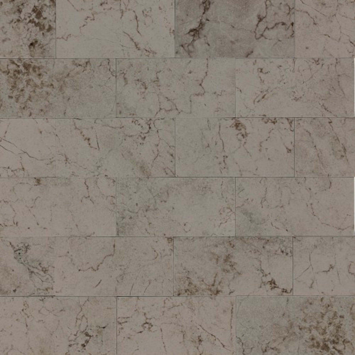 Marble Collection in Silver Screen 3x6 Honed Natural Stone