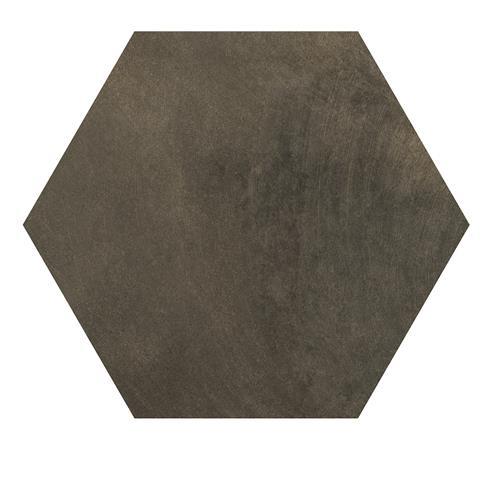 Disk in Brown - Hexagon Tile