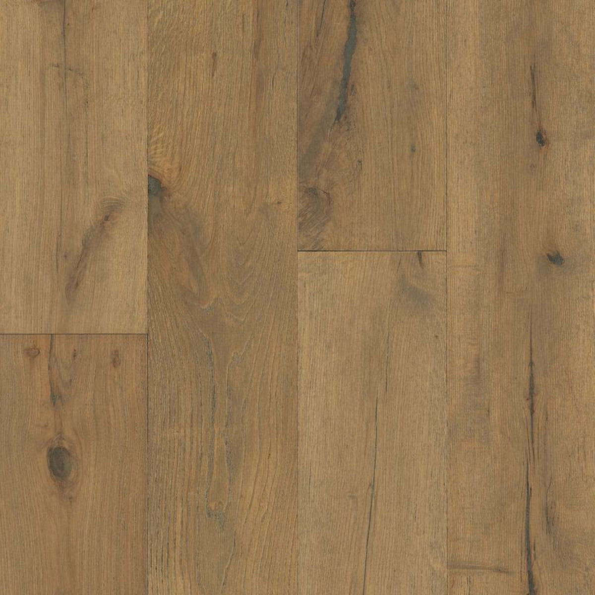 Nature's Canvas White Oak Engineered in Moon Star 6.455" Hardwood