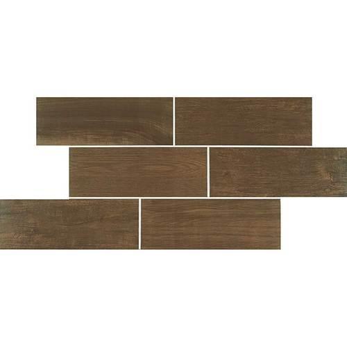 Emblem in Brown 7x20 Tile