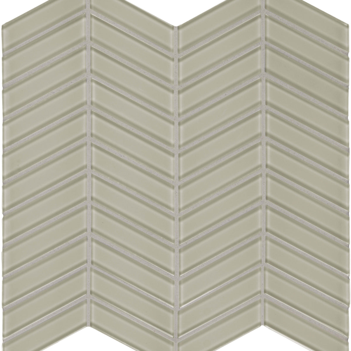 Element in Earth Chevron Mosaic Glass Tile