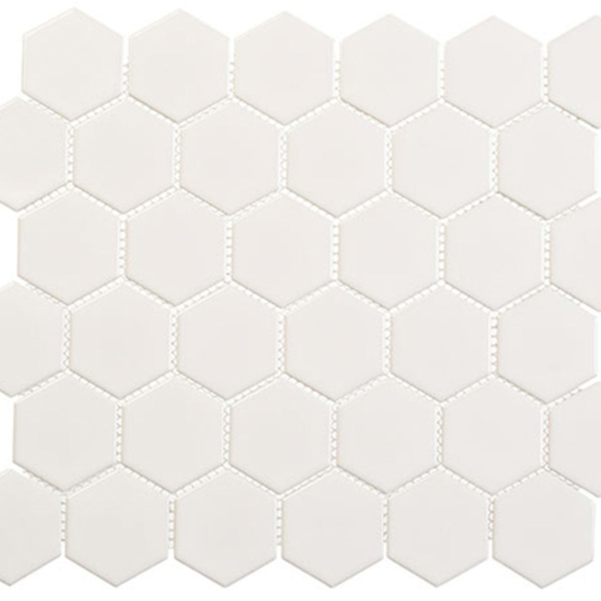 Freedom Avenue Collection - 2" Hex in Pillar Shine Glass Tile