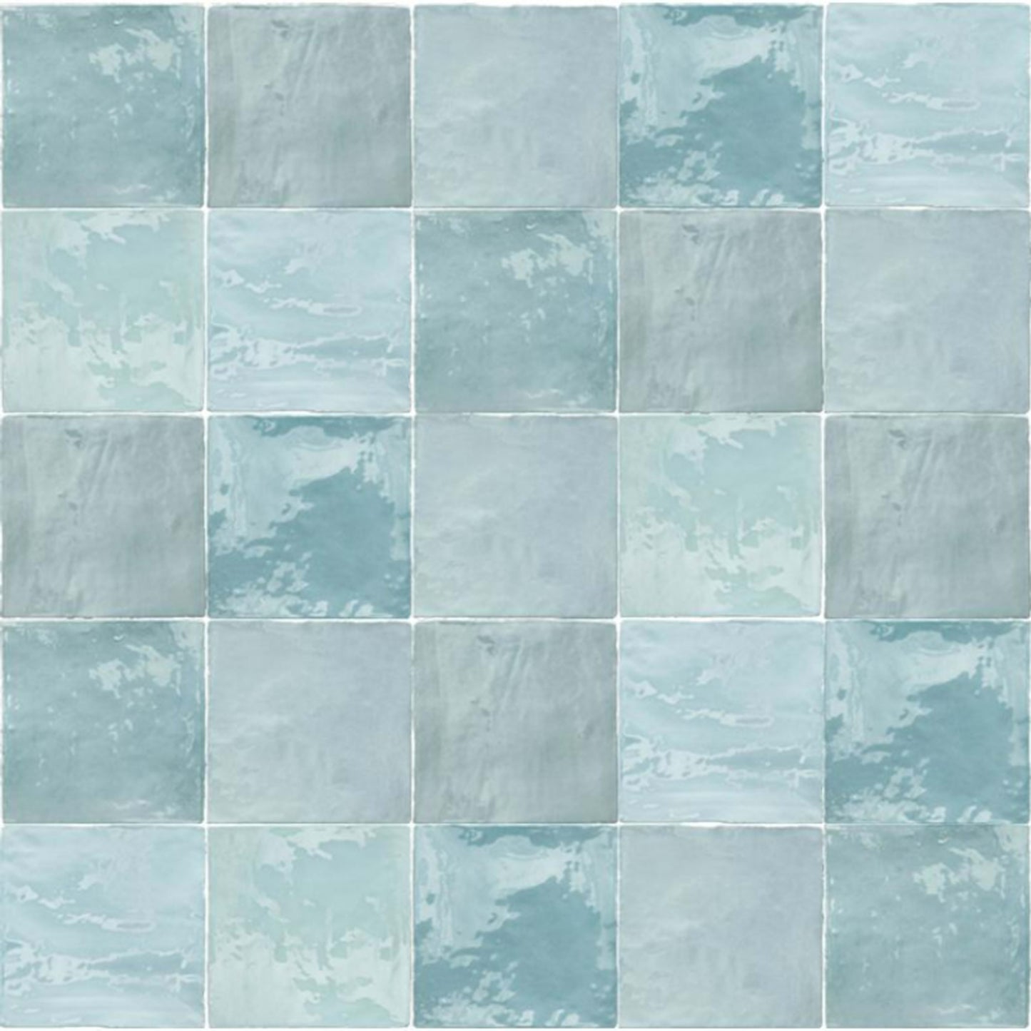 Flash in Light Blue 5x5 Tile