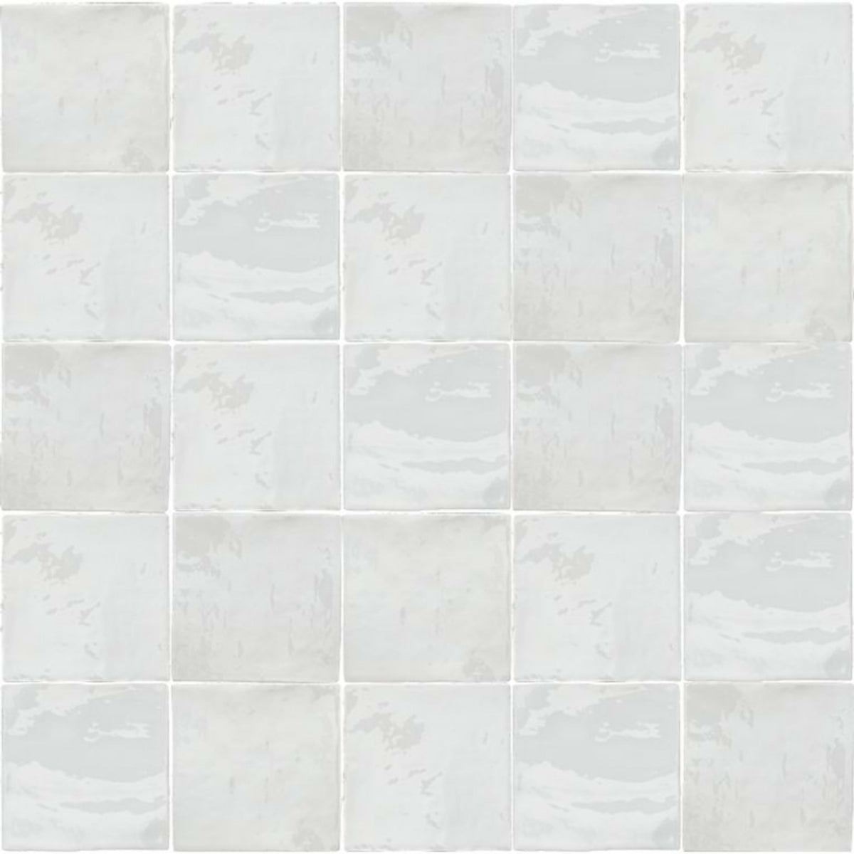 Flash in White 5x5 Tile