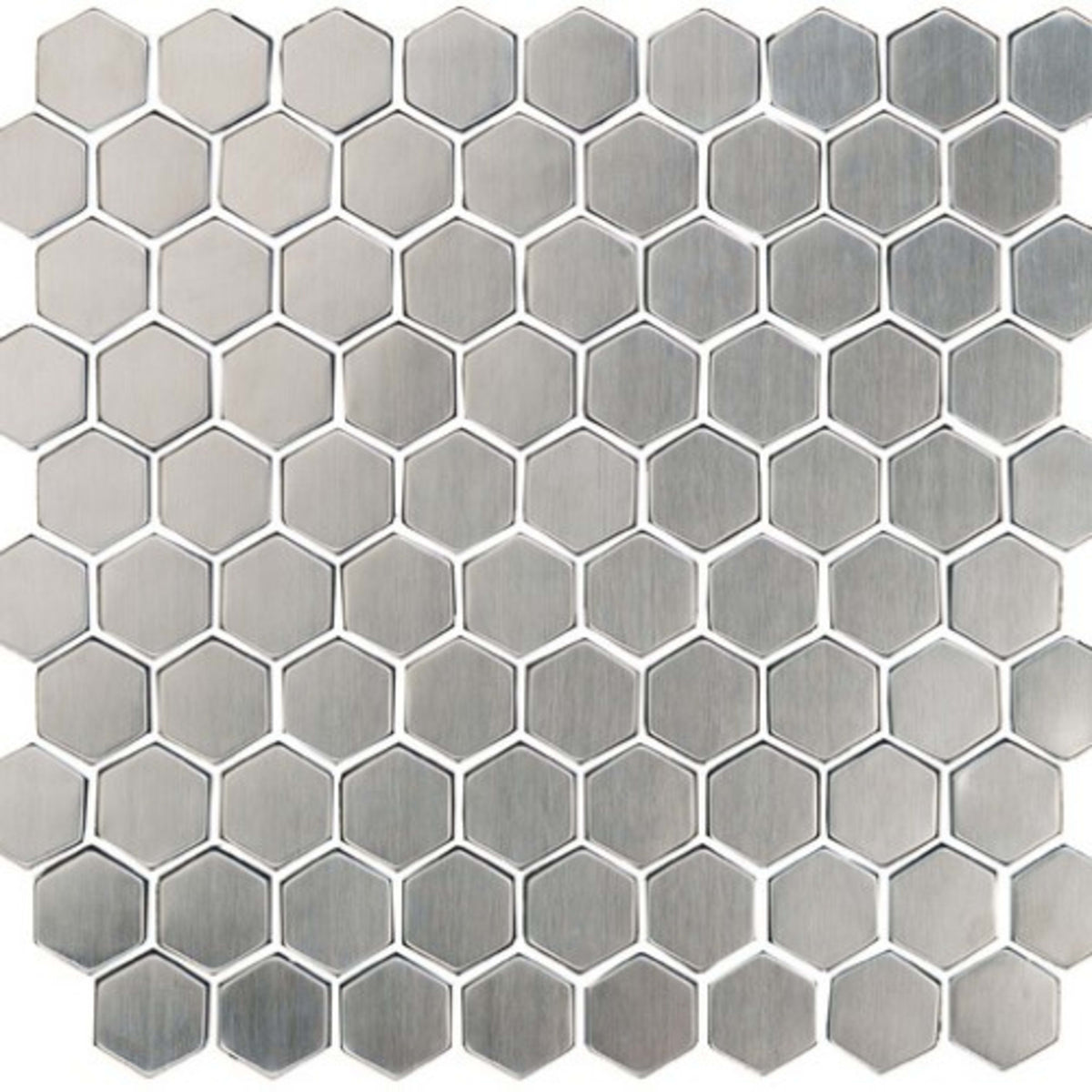 Matrix in Stainless M12hex Metal Tile