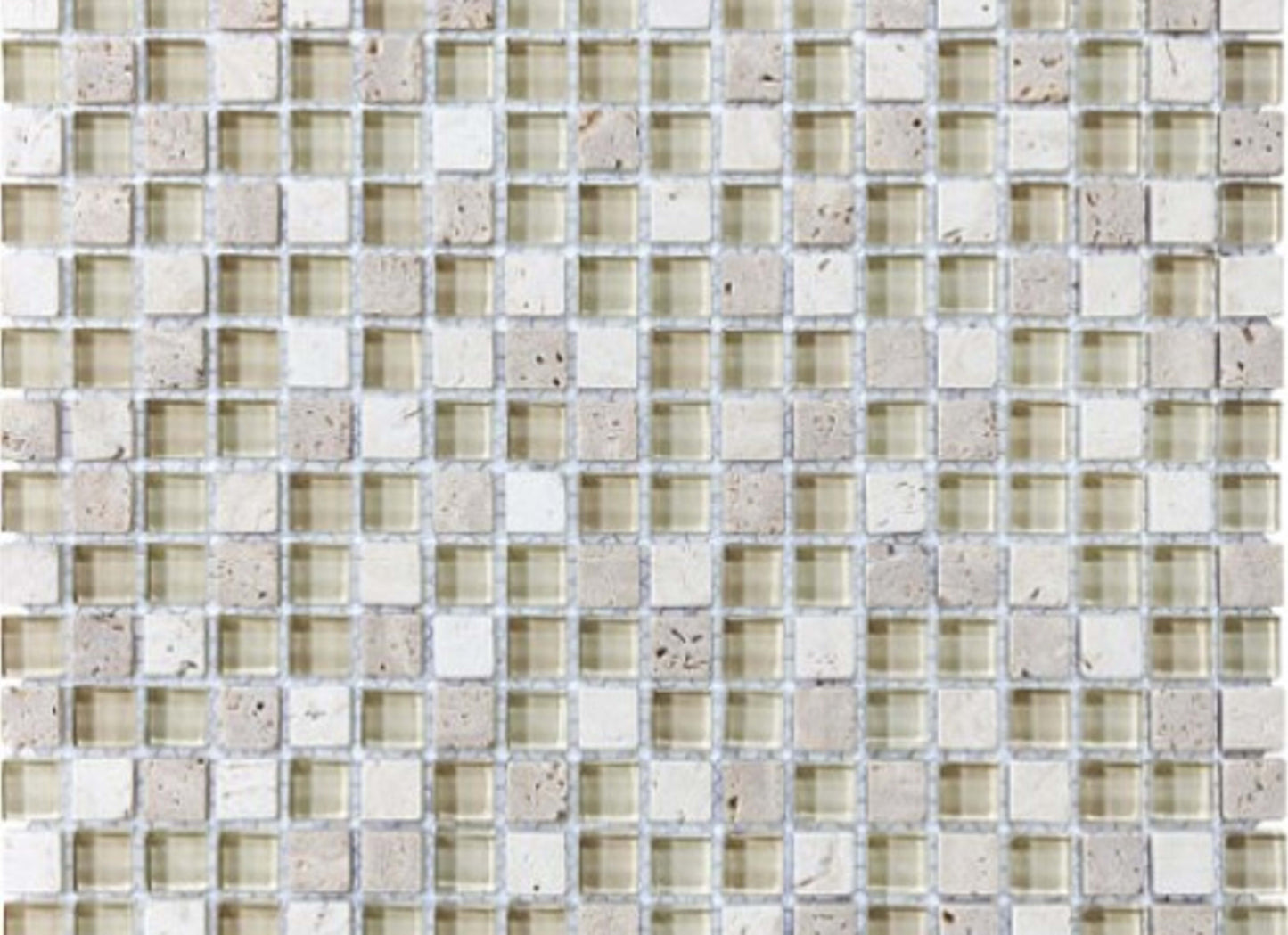Bliss in Créme Bruleé 12x12 Mosaics