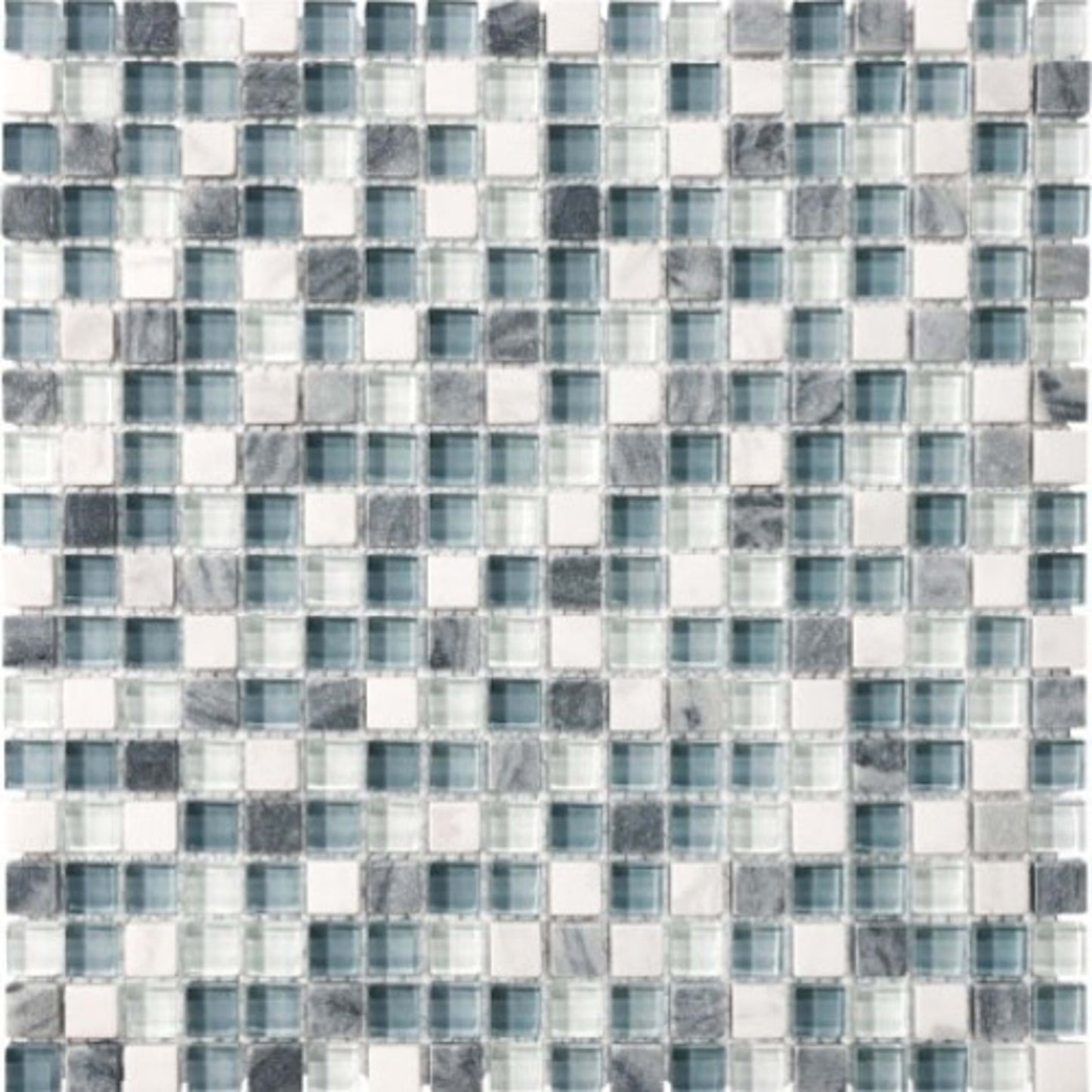 Bliss in Waterfall 12x12 Mosaics Glass Tile