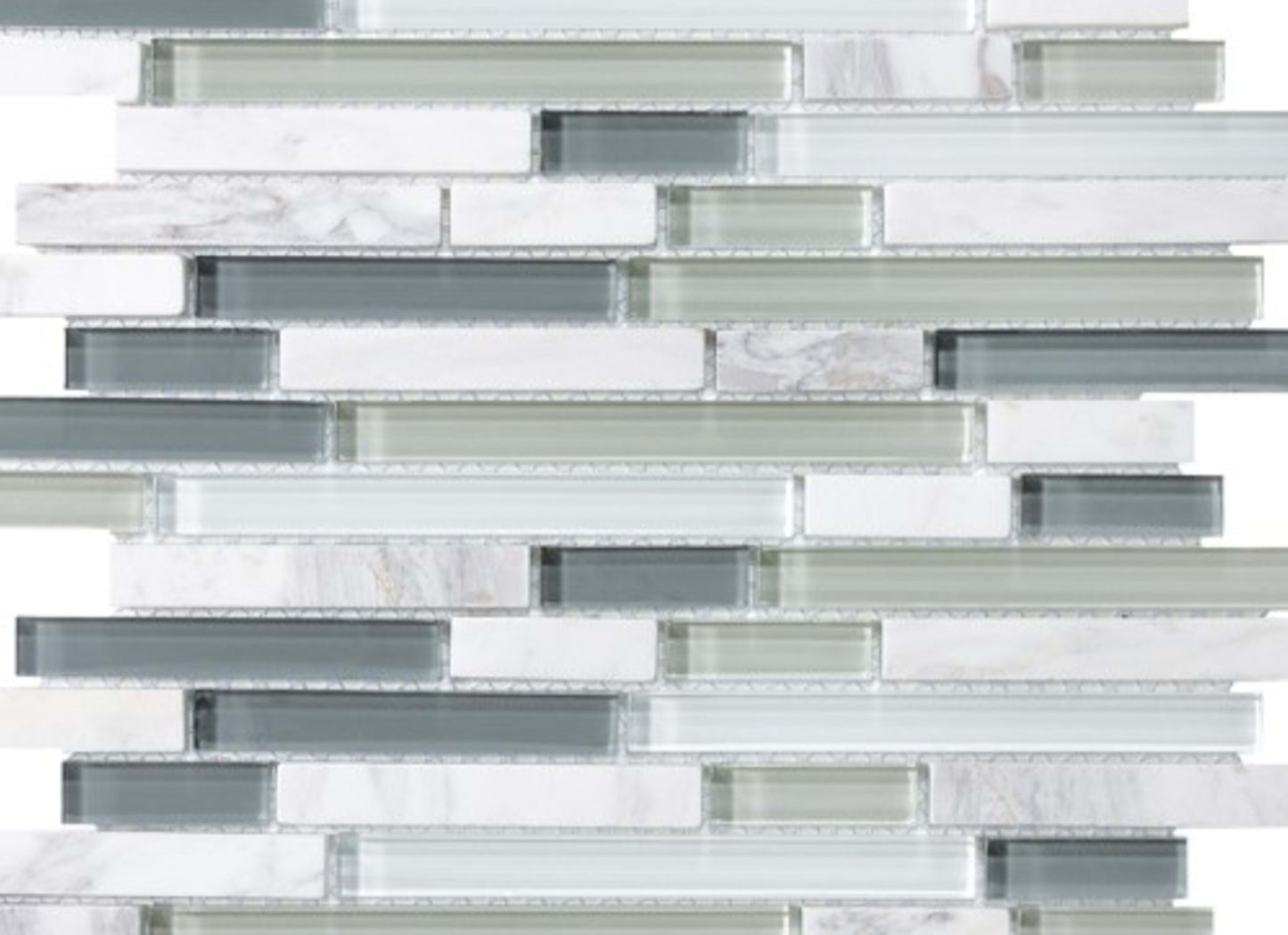 Bliss in Iceland 12x12 Random Strip Mosaics