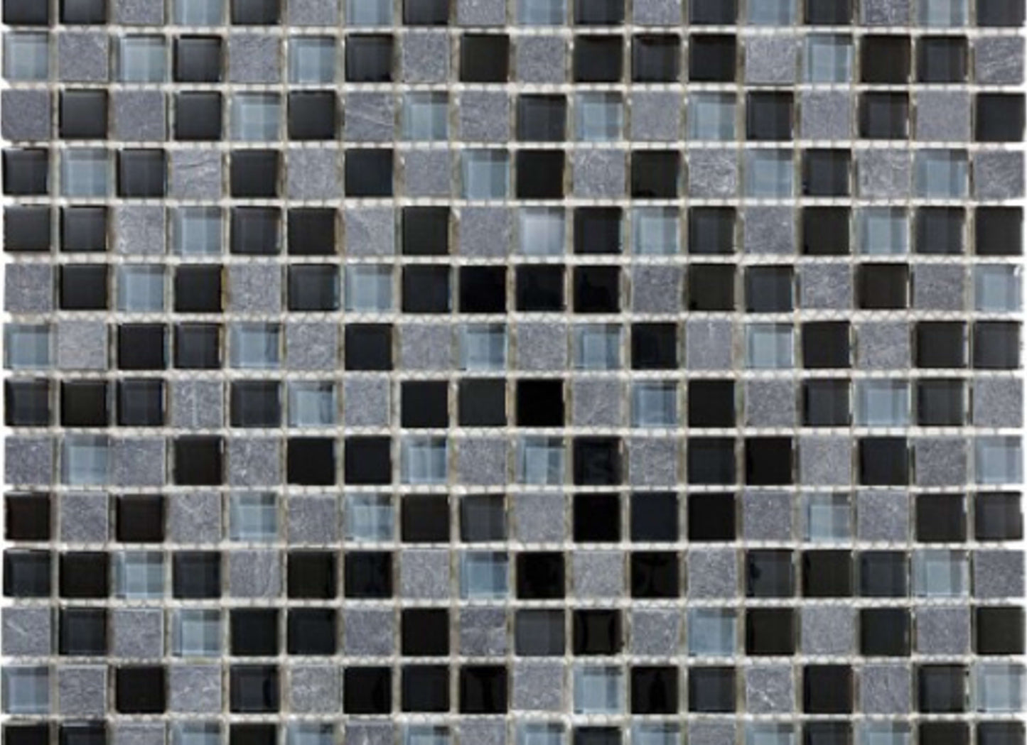 Bliss in Black Timber 12x12 Mosaics