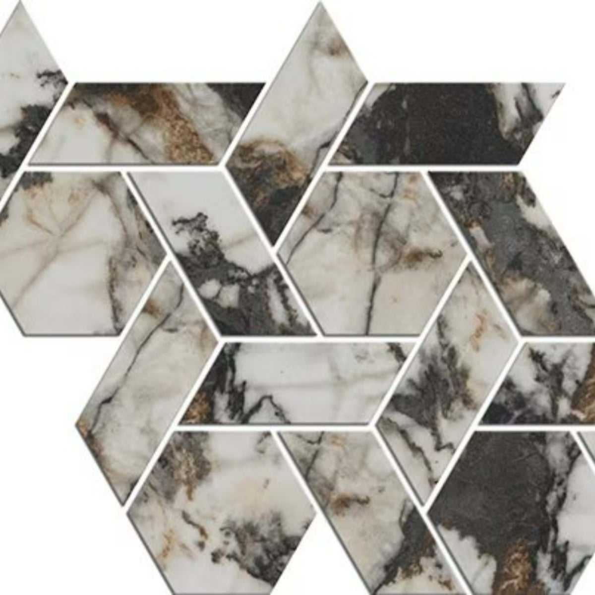 Foyer in Contrast-Landmark Hex Tile