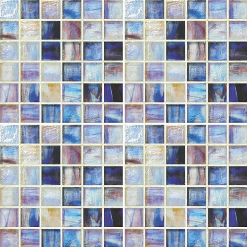 Artisan Glass Blends in Lorraine - Mixed Mosaic Glass Tile