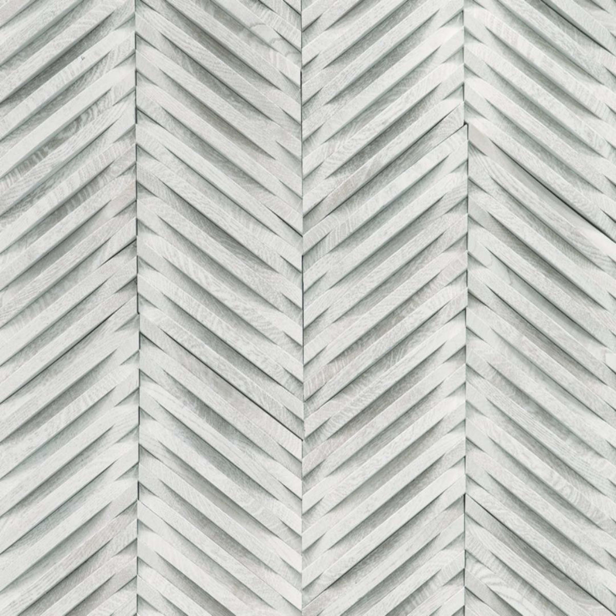 Wall - Inceptiv - Curva Chevron in Iceberg Hardwood