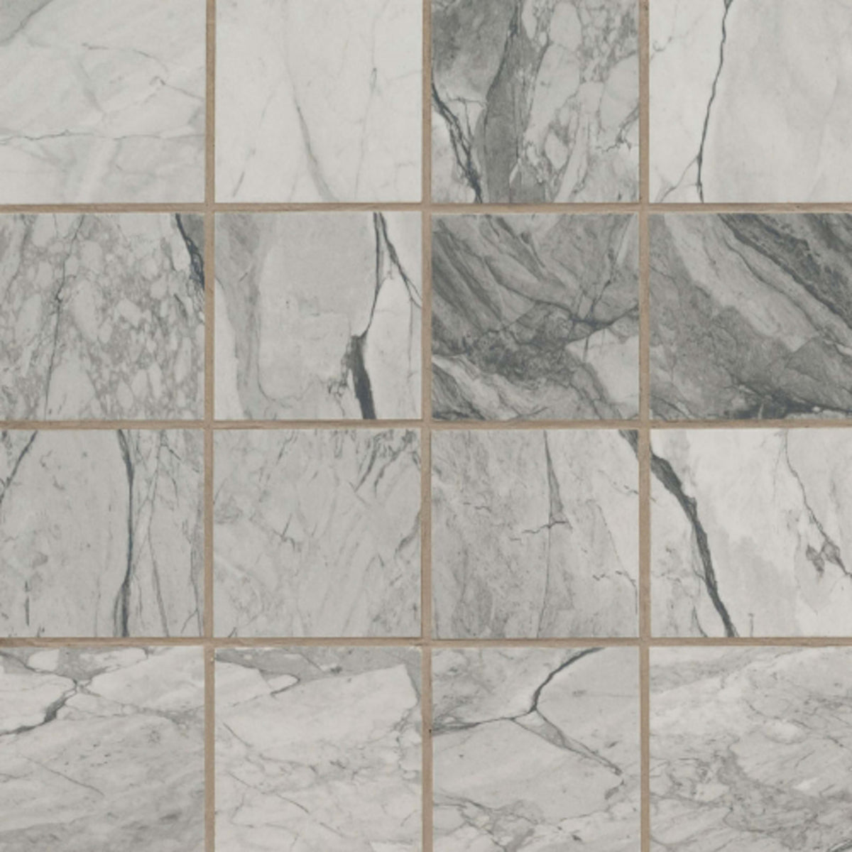 Kaya in Onda Gray - 3x3 Matte Tile