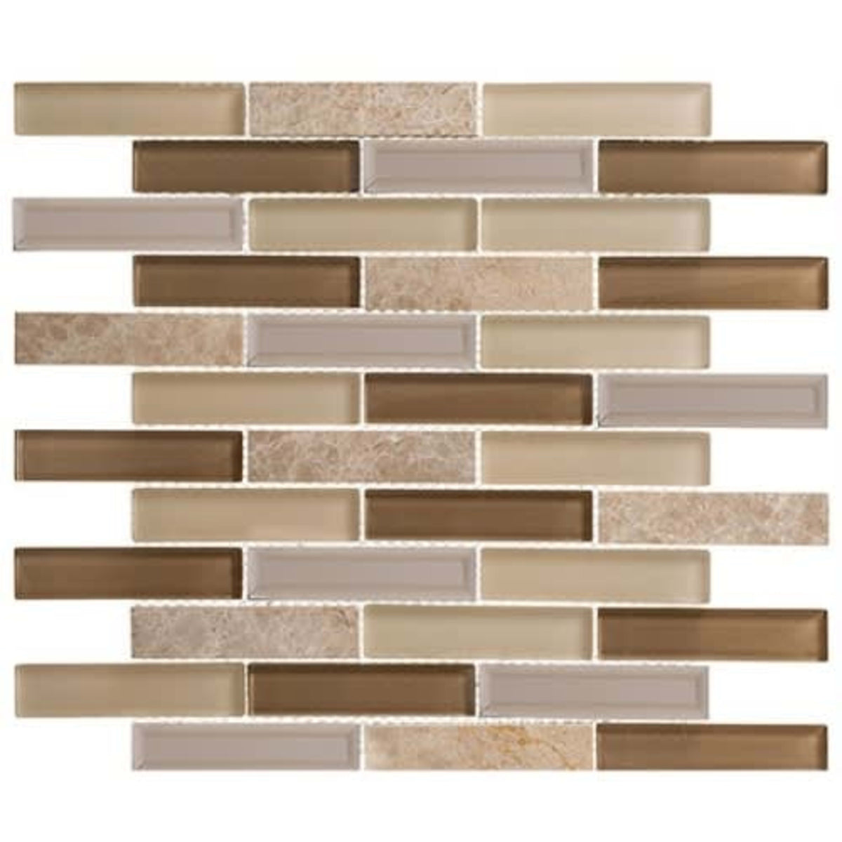 Beveled Castle in Lands End 3 4/5x7/8 Natural Stone