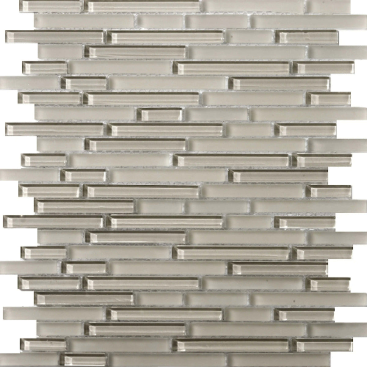 Lucente in Morning Fog / Linear Glass Tile