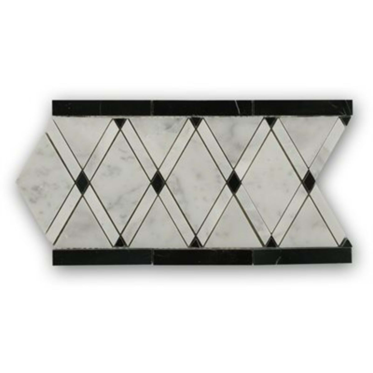 Majestic in Majestic Border White Carrara Light Gray Black Natural Stone