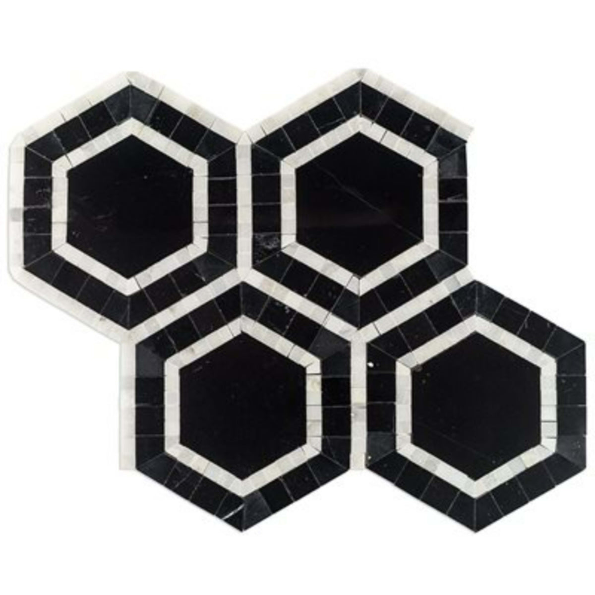 Metrology in Nero Statuary Nero Natural Stone