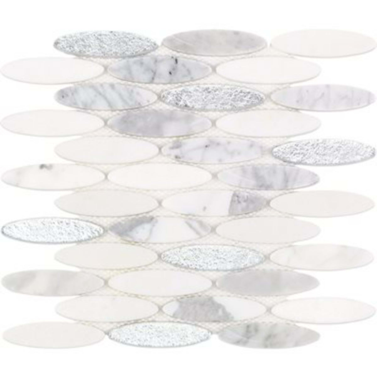 Motion in Oval Glacier Peak Natural Stone