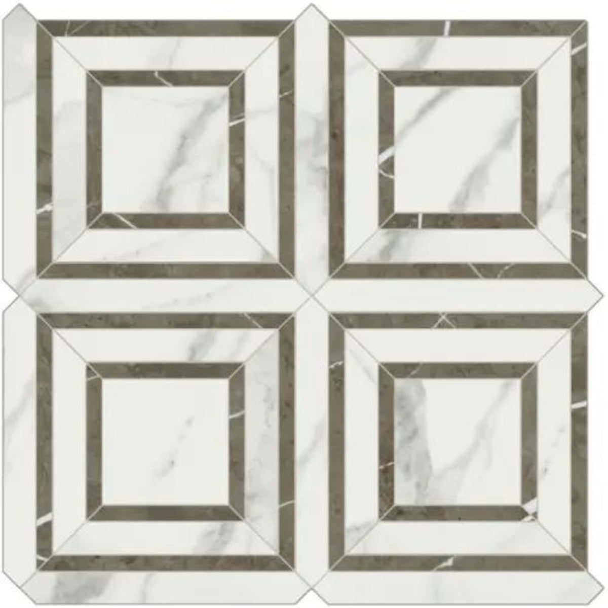Mayfair in Statuario Piazza Tile