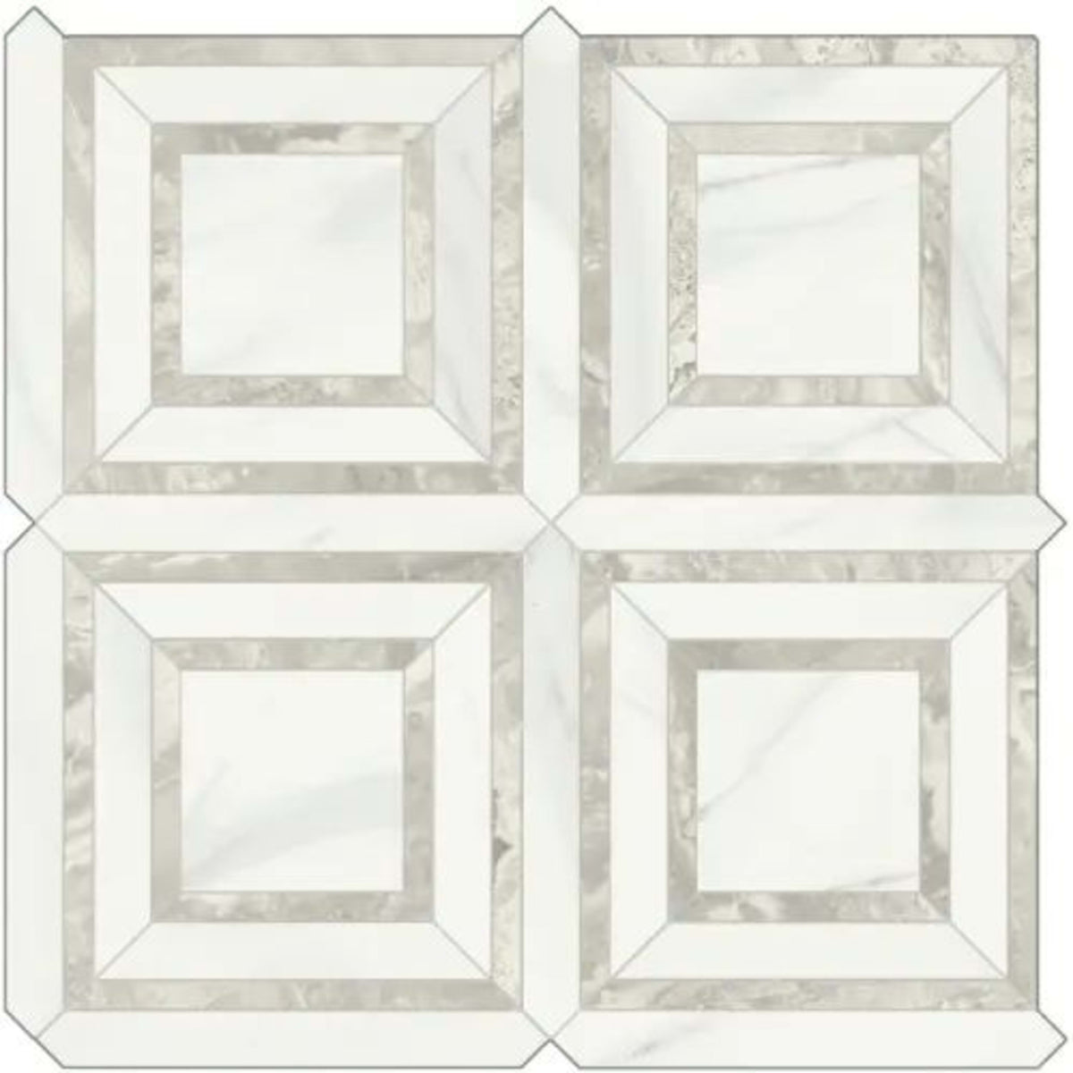 Mayfair in Volakas Grigio Piazza Tile