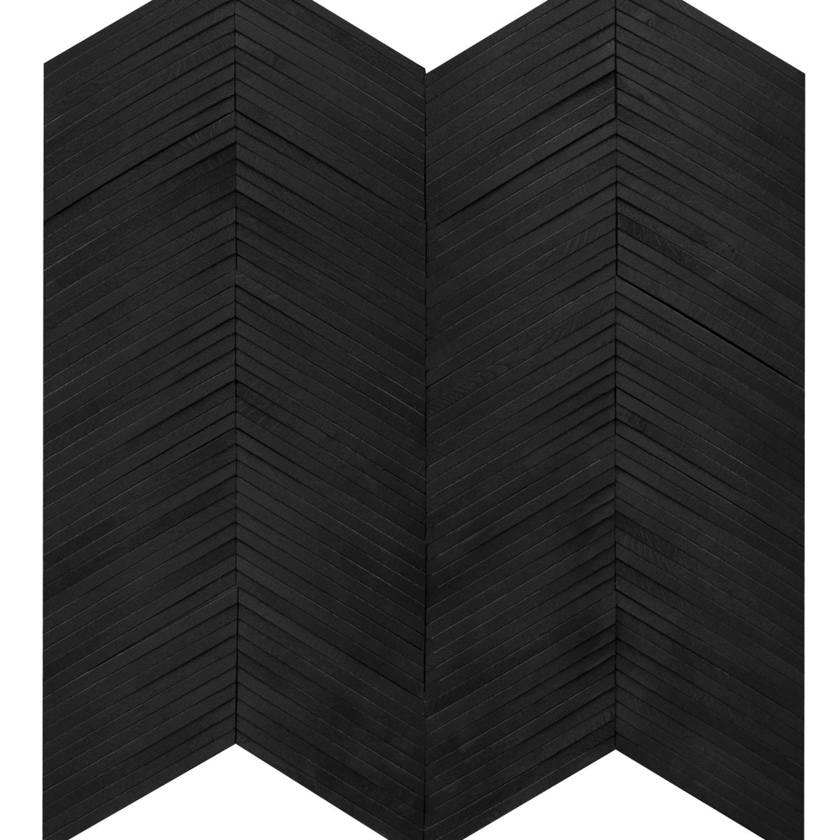 Wall - Inceptiv - Ark Chevron in Noir Hardwood