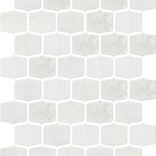 Organic Strands in Ivory - 2"x2" Glass Tile